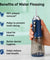 pTron EaseMate Oral Irrigator D2, Portable, Cordless & Rechargeable, 3 Cleaning Modes, 300ml Water Tank, IPX6 Water-resistant, Flossing at Home & Travel, Oral Flosser, Dental Flosser for teeth (Blue)