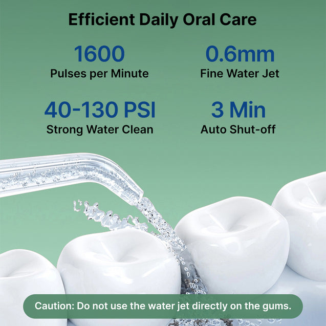 pTron EaseMate Oral Irrigator D2, Portable, Cordless & Rechargeable, 3 Cleaning Modes, 300ml Water Tank, IPX6 Water-resistant, Flossing at Home & Travel, Oral Flosser, Dental Flosser for teeth (Blue)