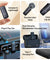 pTron KWM-2 Type C Wireless Microphone with Charging case w/Noise Cancellation, 48Hrs Battery, 20m Wireless Range, Collar Mic for DSLR/iPhone/Android, Vlog, Streaming/Zoom Meeting (Obsidian)