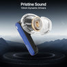 pTron Bassbuds Blaze in-Ear TWS Earbuds w/ 13mm Drivers, 50Hrs Playtime, AI-ENC Clear Calls, Bluetooth V5.4 Wireless Headphones, Touch Control, Voice Assistant, Type C Charging & IPX5 (Berry)