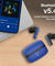 pTron Bassbuds Blaze in-Ear TWS Earbuds w/ 13mm Drivers, 50Hrs Playtime, AI-ENC Clear Calls, Bluetooth V5.4 Wireless Headphones, Touch Control, Voice Assistant, Type C Charging & IPX5 (Berry)