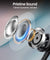 pTron Tangent Buzz w/ 50Hrs Playtime, Pristine Sound, Dual-Device Pairing, Bluetooth 5.4 Wireless in-Ear Earphones with Mic, Hall Switch Function, Voice Assistant, Type-C Fast Charging & IPX5 (Onyx)