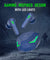 pTron Bassbuds Rogue W/ 40Ms Low-Latency Gaming,Clear Calls,50Hrs Playtime,Pristine Sound,V5.3 Bluetooth in Ear Headphones,Snug-Fit,RGB Lights,Touch Control,Voice Assist,IPX5 Water Resistant (Navy)