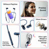 pTron Tangent Evolve w/ 50Hrs Playtime, HD Mic, Pristine Sound, 14mm Drivers, Bluetooth V5.3 w/Dual-Device Pairing Wireless Neckband, Magnetic Buds, Voice Assistant, Type-C Charging & IPX4 (Berry)