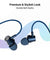pTron Tangent Evolve w/ 50Hrs Playtime, HD Mic, Pristine Sound, 14mm Drivers, Bluetooth V5.3 w/Dual-Device Pairing Wireless Neckband, Magnetic Buds, Voice Assistant, Type-C Charging & IPX4 (Berry)