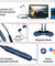 pTron Tangent Evolve w/ 50Hrs Playtime, HD Mic, Pristine Sound, 14mm Drivers, Bluetooth V5.3 w/Dual-Device Pairing Wireless Neckband, Magnetic Buds, Voice Assistant, Type-C Charging & IPX4 (Berry)