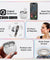 pTron Bassbuds Astra in-Ear TWS Earbuds w/Stereo Sound, 34Hrs Playtime, Stereo Calls, Custom EQ, Mobile App, BTv5.3 Headphones, Touch Control, Voice Assistant, Type C Charging & IPX4 (White)