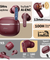 pTron Bassbuds Eon in-Ear TWS Earbuds w/ 13mm Drivers, 45Hrs Playtime, Dual HD Mic & TruTalk AI-ENC Calls, Custom EQ,Mobile App, Bluetooth v6.0 Headphones,Voice Assist., Type C Charging & IPX5 (Maroon)