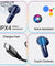 pTron Bassbuds Astra in-Ear TWS Earbuds w/Stereo Sound, 34Hrs Playtime, Stereo Calls, Custom EQ, Mobile App, BTv5.3 Headphones, Touch Control, Voice Assistant, Type C Charging & IPX4 (Navy Blue)