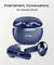 pTron Bassbuds Astra in-Ear TWS Earbuds w/Stereo Sound, 34Hrs Playtime, Stereo Calls, Custom EQ, Mobile App, BTv5.3 Headphones, Touch Control, Voice Assistant, Type C Charging & IPX4 (Navy Blue)