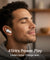 pTron Bassbuds Indie in-Ear TWS Earbuds w/ 10mm Drivers, 45Hrs Playtime, Dual HD Mic & AI-ENC Calls, Custom EQ, Mobile App, Bluetooth V5.4 Earphones, Voice Assistant, Type C Charging & IPX5 (White)
