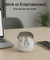 pTron Bassbuds Indie in-Ear TWS Earbuds w/ 10mm Drivers, 45Hrs Playtime, Dual HD Mic & AI-ENC Calls, Custom EQ, Mobile App, Bluetooth V5.4 Earphones, Voice Assistant, Type C Charging & IPX5 (White)