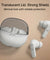 pTron Bassbuds Indie in-Ear TWS Earbuds w/ 10mm Drivers, 45Hrs Playtime, Dual HD Mic & AI-ENC Calls, Custom EQ, Mobile App, Bluetooth V5.4 Earphones, Voice Assistant, Type C Charging & IPX5 (White)