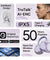 pTron Bassbuds Verse Clips Wireless Open Ear Earbuds w/SafeBeats Tech, 50Hrs Playtime, Dual HD Mics, TruTalk AI-ENC, Custom EQ, Mobile App, Pristine Sound,BTv6.0 Earclips,Type C Charging (Pearl Purple)
