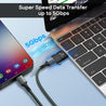 pTron Nexo USB Type C Female to USB 3.0 Male OTG Adapter, 5 Gbps High Speed Data Transfer, Compatible with Laptops/Tablets/Smartphones/Chargers, Sleek & Compact Design & Metal Alloy Build (Obsidian)
