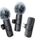 pTron KWM-1 Omnidirectional Type C Wireless Microphone w/DSP Noise Cancellation, Plug & Play, 25m Wireless Range, Lapel Wireless Collar Mic for Video Recording, Supports Type C Android, iPhone (Onyx)
