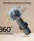 pTron KWM-1 Omnidirectional Type C Wireless Microphone w/DSP Noise Cancellation, Plug & Play, 25m Wireless Range, Lapel Wireless Collar Mic for Video Recording, Supports Type C Android, iPhone (Onyx)