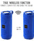 pTron Quinto Evo 8W Wireless Bluetooth Speaker w/ 12Hrs Playtime, Multi-Play Modes BT5.0/3.5mm Aux/Micro SD Card/USB Drive Slots, Integrated Music & Call Controls, Portable, TWS Feature (Royal Blue)