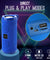 pTron Quinto Evo 8W Wireless Bluetooth Speaker w/ 12Hrs Playtime, Multi-Play Modes BT5.0/3.5mm Aux/Micro SD Card/USB Drive Slots, Integrated Music & Call Controls, Portable, TWS Feature (Royal Blue)