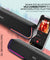 pTron Fusion One 14W Bluetooth Soundbar Speaker, 20Hrs Playback Time, Vivid 10 RGB Modes, Mini Soundbar for Phones/TV/Laptops/Tablets, Multi Modes BT5.3/3.5mm Aux/TF Card/USB/ (Obsidian)