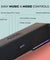 pTron Fusion One 14W Bluetooth Soundbar Speaker, 20Hrs Playback Time, Vivid 10 RGB Modes, Mini Soundbar for Phones/TV/Laptops/Tablets, Multi Modes BT5.3/3.5mm Aux/TF Card/USB/ (Obsidian)