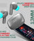 pTron Bassbuds Air In-Ear TWS Earbuds with 13mm Driver for Immersive Sound, 32Hrs Playtime, Clear Calls, Bluetooth V5.1, Touch Control, TypeC Fast Charging, Voice Assist & IPX4 Water Resistant (Grey)