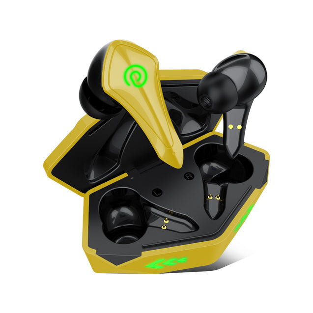 pTron Basspods Torq Gaming TWS Earbuds (Yellow)