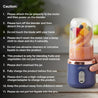 pTron EaseMate Blender M1 Portable Electric Blender, Smoothie Maker (Blue)