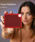 pTron Musicbot Pop V2 7W Bluetooth Speaker with Pristine Sound, Alluring Bass, 6hrs Playtime, Compact Size, TWS Feature, Multi-Playback Modes-BT5.4/TF Card/USB, Metal Grill & Type-C Charging (Red)