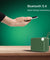 pTron Musicbot Pop V2 7W Bluetooth Speaker with Pristine Sound, Alluring Bass, 6hrs Playtime, Compact Size, TWS Feature, Multi-Playback Modes-BT5.4/TF Card/USB, Metal Grill & Type-C Charging (Green)