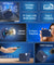 pTron Musicbot Pop V2 7W Bluetooth Speaker with Pristine Sound, Alluring Bass, 6hrs Playtime, Compact Size, TWS Feature, Multi-Playback Modes-BT5.4/TF Card/USB, Metal Grill & Type-C Charging (Blue)