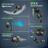 pTron Bassbuds B51 Gaming In-Ear TWS Earbuds, 50ms Low Gaming Latency, 40H Playtime, Dual Mic with ENC for Clear Calls, Bluetooth 5.1, Deep Bass & IPX4 (Black)