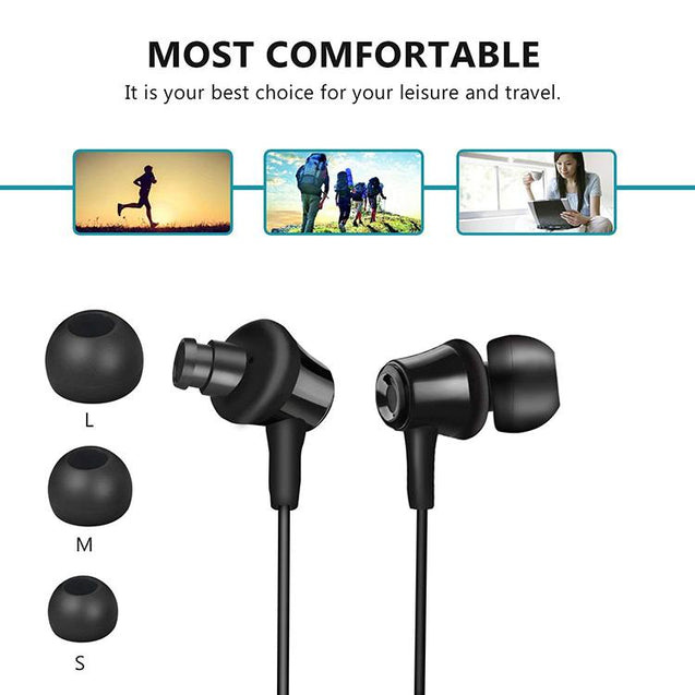 PTron HBE9 Headphone Universal Stereo In Ear Earphone With 3.5mm Jack For All Smartphones (Black)
