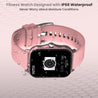 pTron Pulsefit F21+ Fitness Smartwatch (Pink)