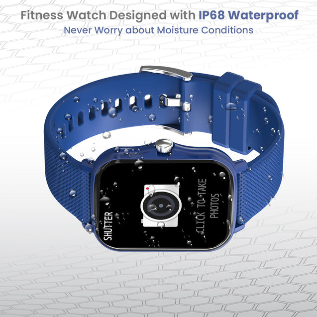 pTron Pulsefit F21+ Fitness Smartwatch  (Blue)