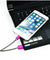 PTron Falcon 1.5A USB Lightning Cable Metal Cable Data Sync Charger For All iOS Smartphones (Pink)