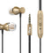 PTron Magg Best In-Ear Headphone with Noise Cancellation (Gold/Black)