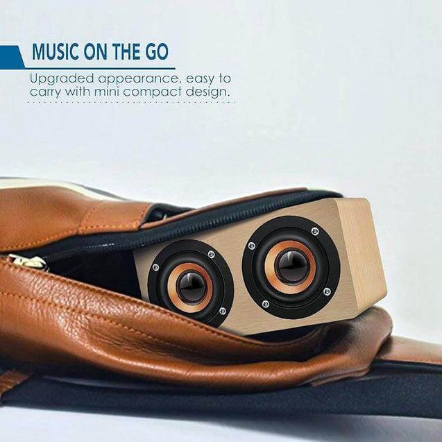 PTron Quinto Wireless Bluetooth Speaker For All Smartphones (Gold)