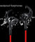 PTron Swift Headset Universal In-Ear Sports Stereo Earphone For All Smartphones (Black/Red)