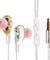 PTron Boom 4D Earphone Deep Bass Stereo Sport Wired Headphone For All Smartphones (White/Silver)