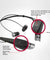 PTron Tangent Bluetooth Headset Stereo Wireless Headphone for All SmartPhones (Black & Silver)