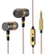 PTron Aristo In-ear Headphone with Noise Cancellation for All Smartphones (Gold)