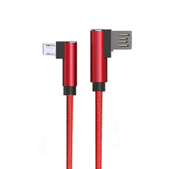 PTron Solero USB To Micro USB Data Cable - L Shape Sync Charging Cable For All Android Smartphones
