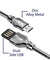 PTron Falcon Pro 2.1A USB To Micro USB Data Cable For Android Smartphones (Black)