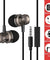 PTron HBE6 Earphone Metal Bass Headphone With Mic For All Smartphones (Black)