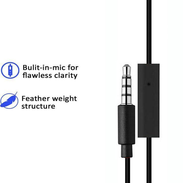 PTron HBE6 Earphone Metal Bass Headphone With Mic For All Smartphones (Black)