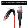 PTron Gravita 2A USB To Lightning USB Cable Charging Cable For All IOS Smartphones Red