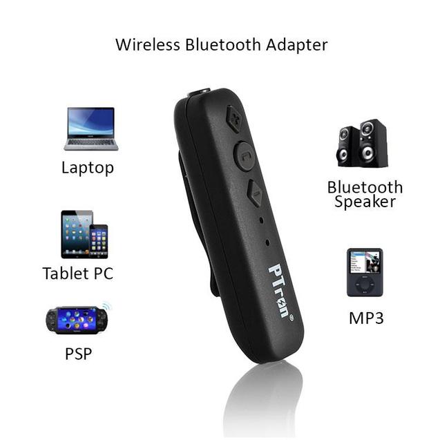 PTron Echo Bluetooth Wireless Adapter For Smartphones (Black)