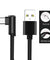 PTron Solero Lite 2A Data Cable L Shape Charging Cable For Android Smartphones (Black)