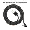 PTron Solero Lite 2A Data Cable L Shape Charging Cable For Android Smartphones (Black)